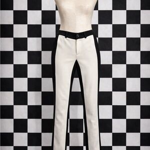 Express Black and White Dress Pants with pockets